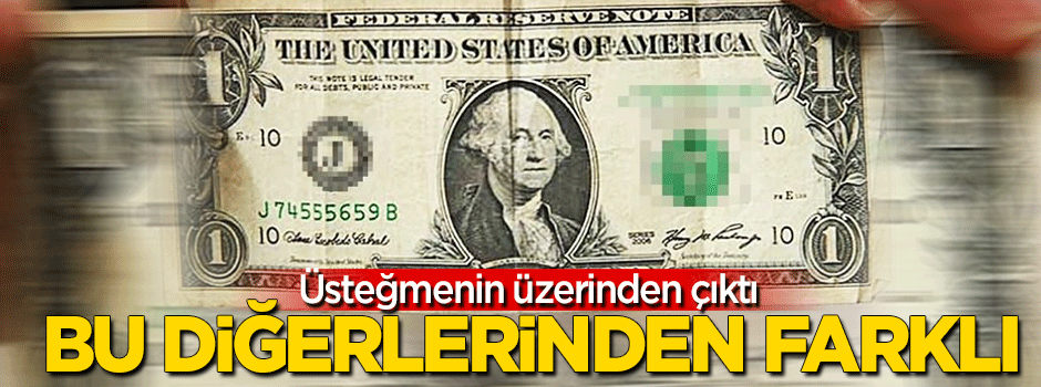 Üsteğmenin üzerinden de çıktı! Bu diğerlerinden farklı
