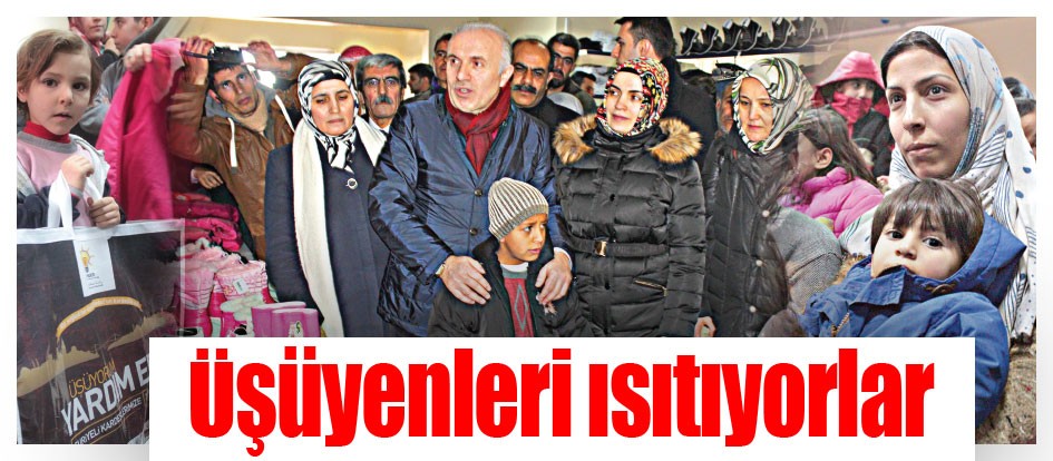 Üşüyenleri ısıtıyorlar