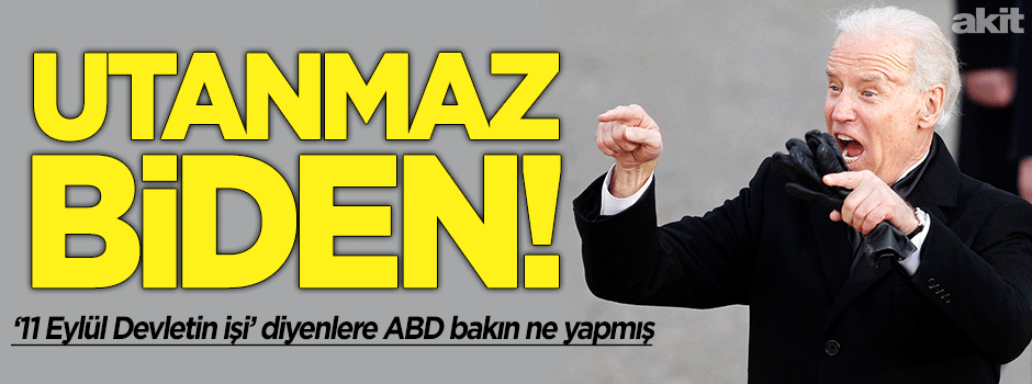 Utanmaz Biden!