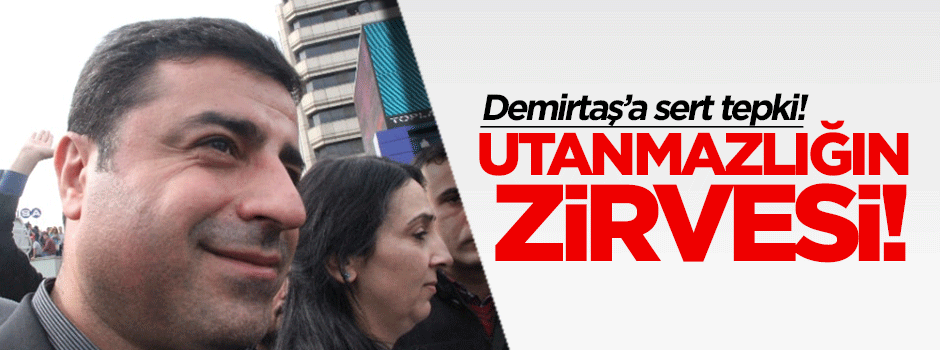 Utanmazlığın zirvesi