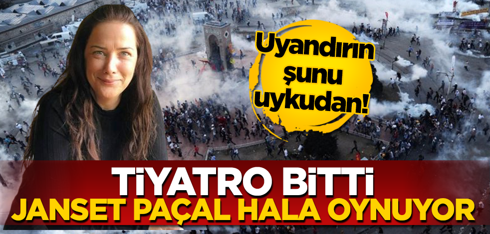 Uyandırın şunu uykudan! Tiyatro bitti Janset Paçal hala oynuyor