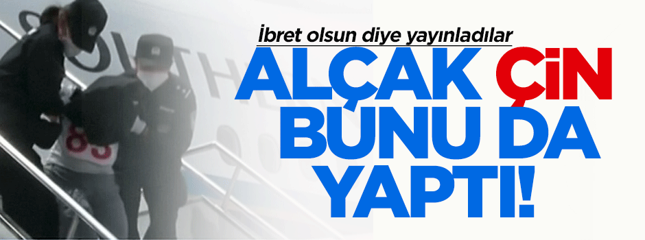 Uygurları başlarına çuval geçirip Çin’e götürdüler