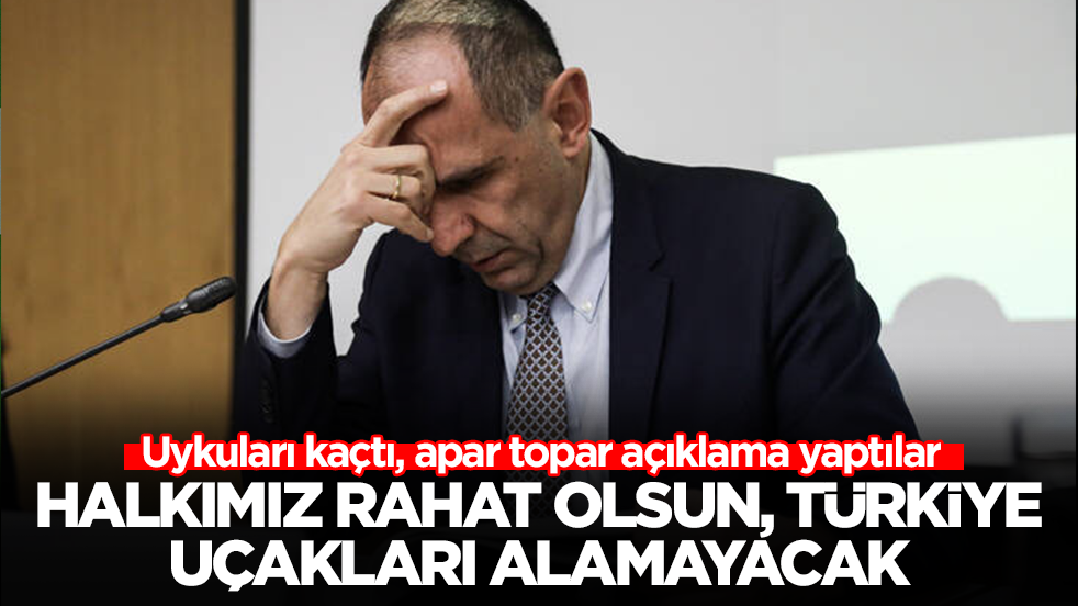 Uykuları kaçtı, apar topar açıklama yaptılar: Halkımız rahat olsun Türkiye savaş uçaklarını alamayacak