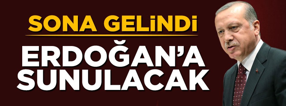 Uyum komisyonu Cumhurbaşkanı Erdoğan'a sunum yapacak