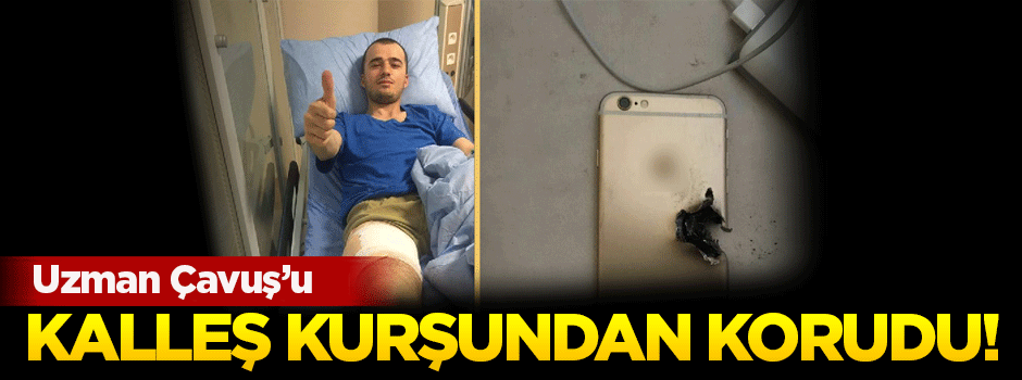 Uzman çavuşu PKK kurşunundan cep telefonu korudu