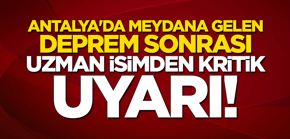 Uzman isim açıkladı: Depremler 8.6'ya kadar çıkabilir