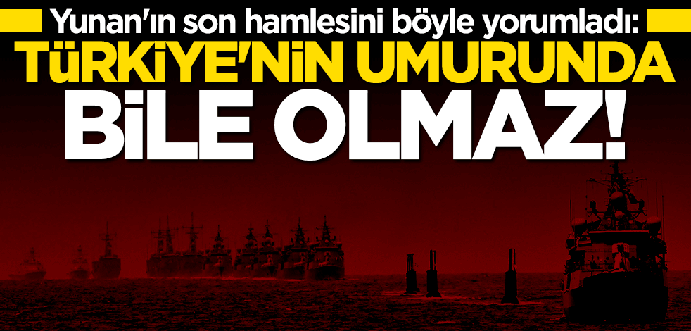 Uzman isim açıkladı: Türkiye'nin umurunda bile olmaz