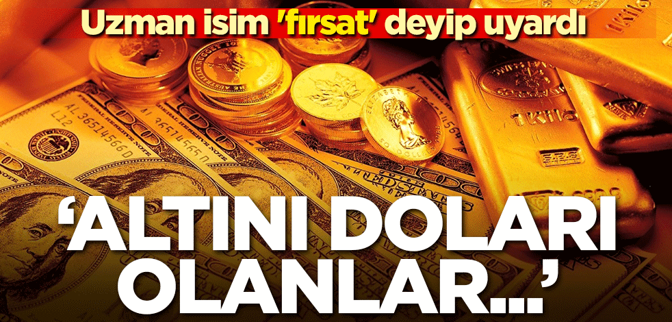 Uzman isim 'fırsat' deyip uyardı: Altını, doları olanlar...
