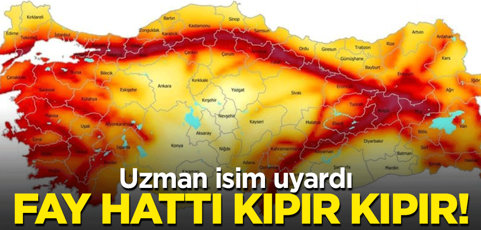 Uzman isim uyardı: Fay hattı kıpır kıpır!