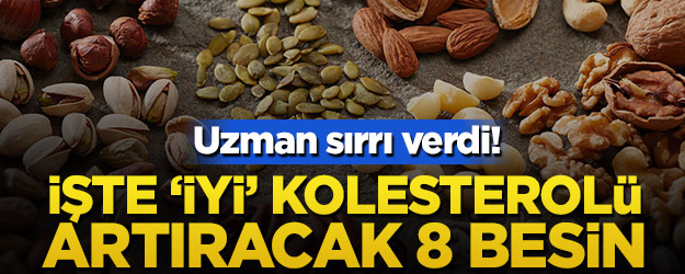 Uzman sırrı verdi! İşte 'İyi' kolesterolü artıracak 8 besin