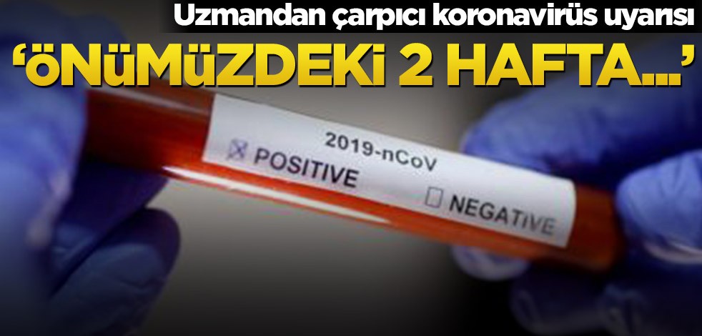 Uzmandan çarpıcı koronavirüs uyarısı! ‘Önümüzdeki 2 hafta zirve olacak’