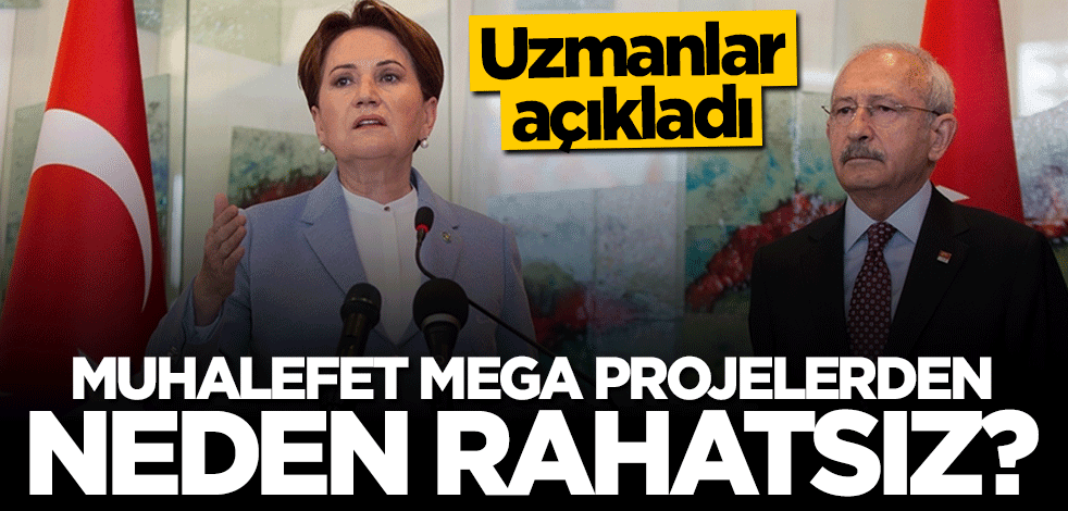 Uzmanlar açıkladı! Mega projeler muhalefeti neden rahatsız ediyor?
