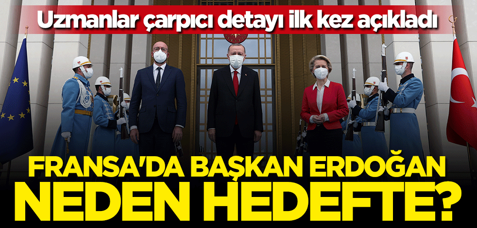Uzmanlar çarpıcı detayı ilk kez açıkladı! Fransa'da Başkan Erdoğan neden hedefte?