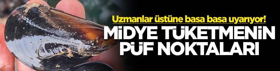Uzmanlar üstüne basa basa uyarıyor! Midye tüketmenin püf noktaları