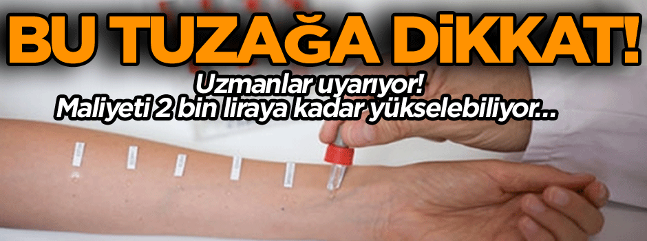 Uzmanlar uyarıyor! Maliyeti 2 bin liraya kadar yükselen bu tuzağa dikkat!