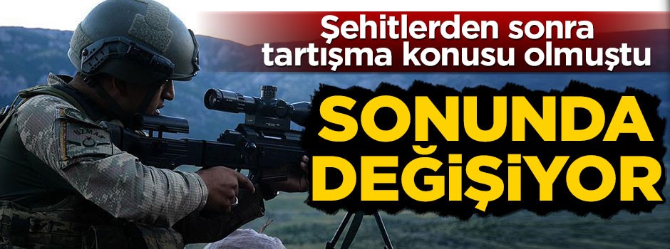 Uzmanlara artık bireysel silah verilecek