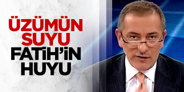 Üzümün suyu Fatih’in huyu