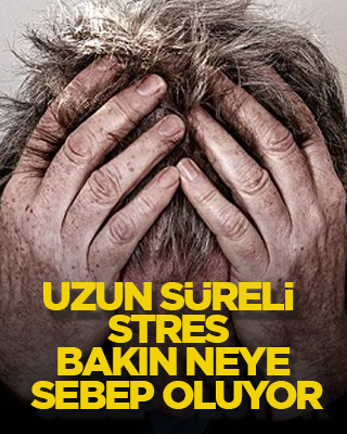 Uzun süreli stres bakın neye sebep oluyor