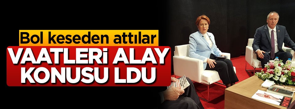 Vaatleri alay konusu oldu!