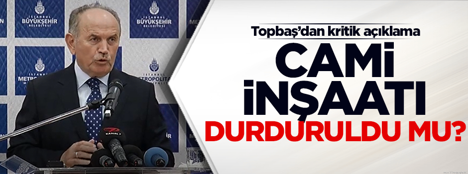 Validebağ'daki cami inşaatı durduruldu mu?