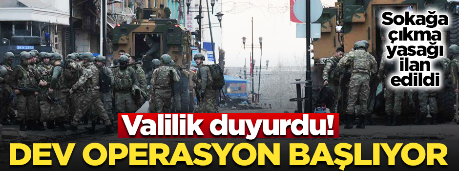 Lice ve Hani ilçelerinde sokağa çıkma yasağı ilan edildi