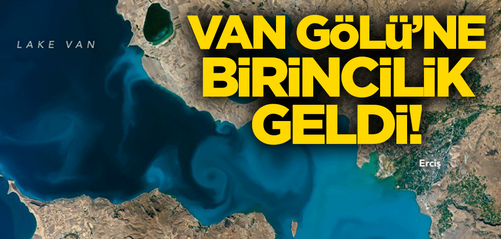 Van Gölü'ne birincilik geldi!