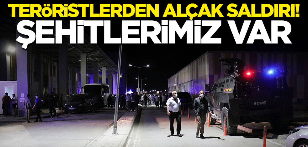 Van’da alçak saldırı! Şehitlerimiz var