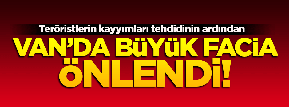 Van'da belediye önünde bomba yüklü araç yakalandı
