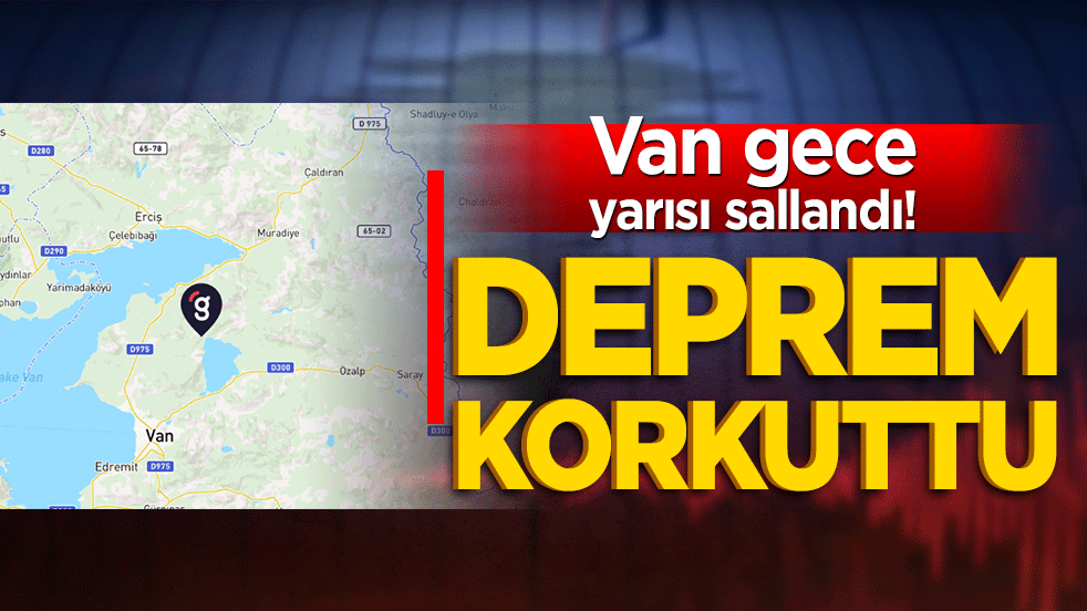 Van’da korkutan deprem!