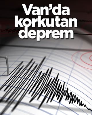 Van'da korkutan deprem
