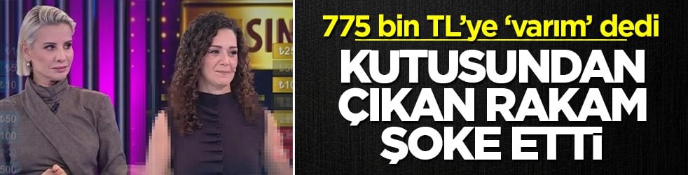 Var Mısın Yok Musun’da nefes kesen anlar! 775 bin TL’ye ‘varım’ dedi: Kutusundan çıkan rakam şoke etti