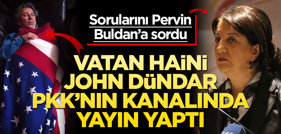 Vatan haini John Dündar, PKK'nın kanalında yayına başladı