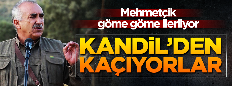 Vatan hainleri Kandil'den kaçıyor!
