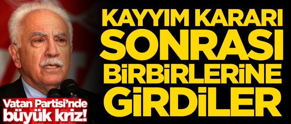 Vatan Partisi'nde büyük kriz! Kayyım kararı sonrası birbirlerine girdiler