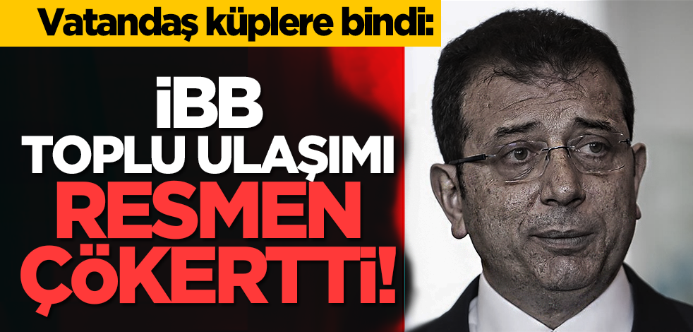 Vatandaş küplere bindi: İBB toplu ulaşımı resmen çökertti!