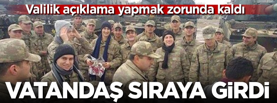 Vatandaş sıraya girdi! Valilik açıklama yaptı