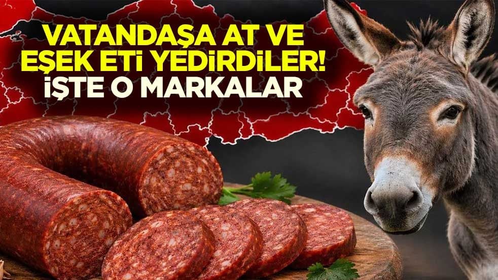 Vatandaşa at ve eşek eti yedirdiler! İşte o markalar