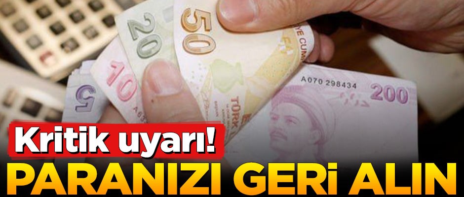 Vatandaşa emlak vergisi ve su faturası uyarısı