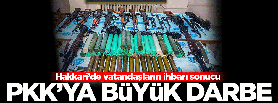 Vatandaşlar Hakkari'de PKK'lıları ihbar etti