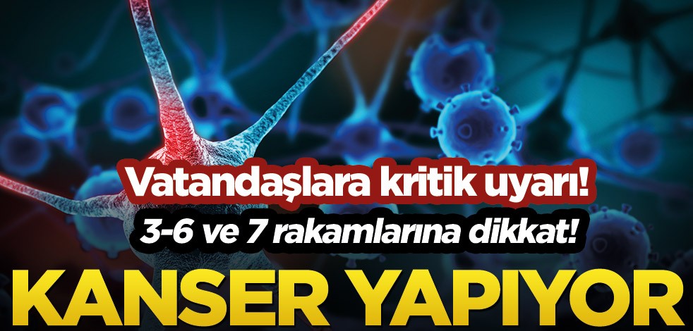 Vatandaşlara kritik uyarı! 3-6 ve 7 numaralı plastik ürünler kanser yapıyor