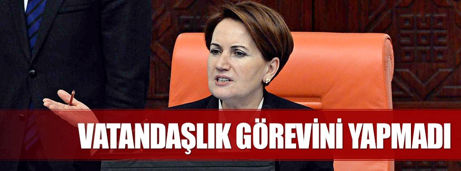 Vatandaşlık görevini yapmadı