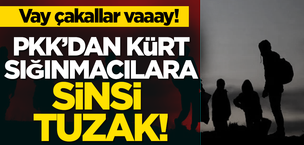 Vay çakallar vaaay! PKK’dan Kürt sığınmacılara sinsi tuzak!
