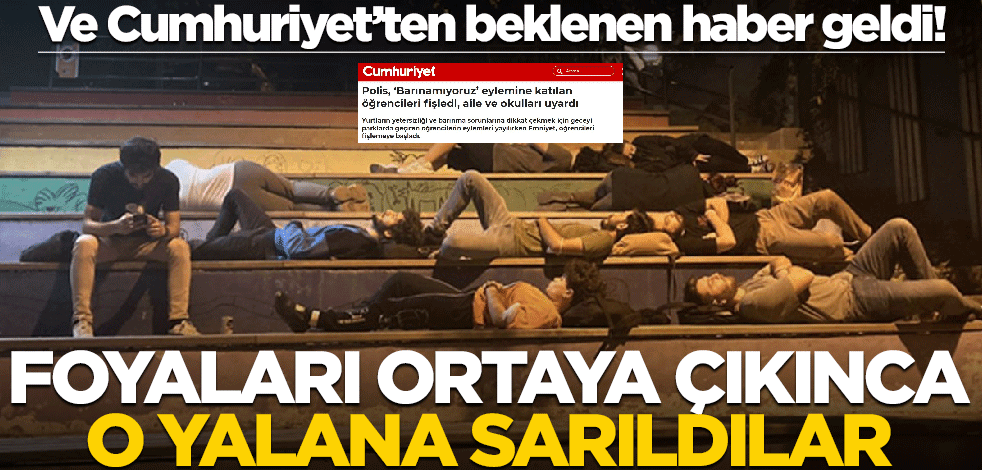 Ve Cumhuriyet’ten beklenen haber geldi! Foyaları ortaya çıkınca o yalana sarıldılar