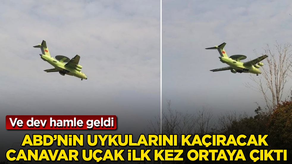 Ve dev hamle geldi! ABD’nin uykularını kaçıracak canavar uçak ilk kez ortaya çıktı