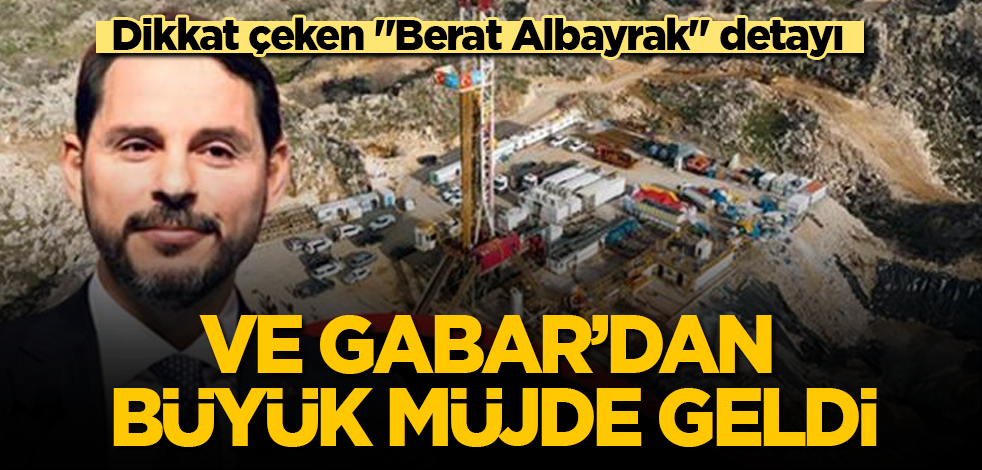 Ve Gabar'dan büyük müjde geldi! Dikkat çeken "Berat Albayrak" detayı