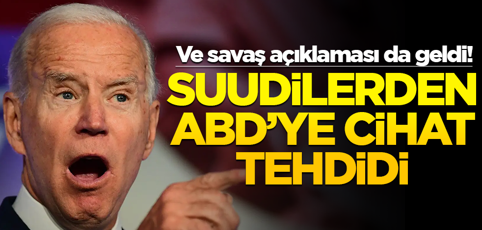 Ve gerilim zirve yaptı! Suudi Arabistan'dan ABD'ye "cihat" tehdidi!