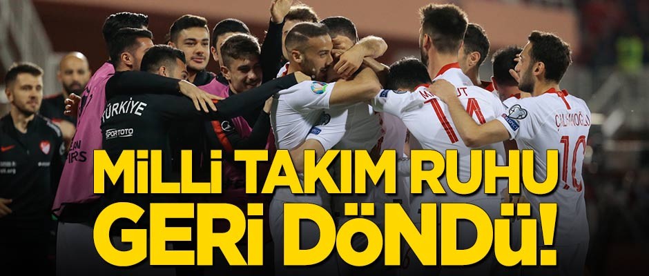 Ve Milli Takım ruhu geri döndü: 2-0!