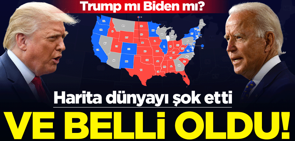 Ve renkler belli oldu... İşte eyalet eyalet ABD Başkanlık Seçimleri sonuçları! Kim nereyi kazandı?