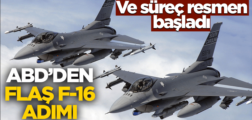 Ve süreç resmen başladı! ABD yönetiminden flaş F-16 adımı