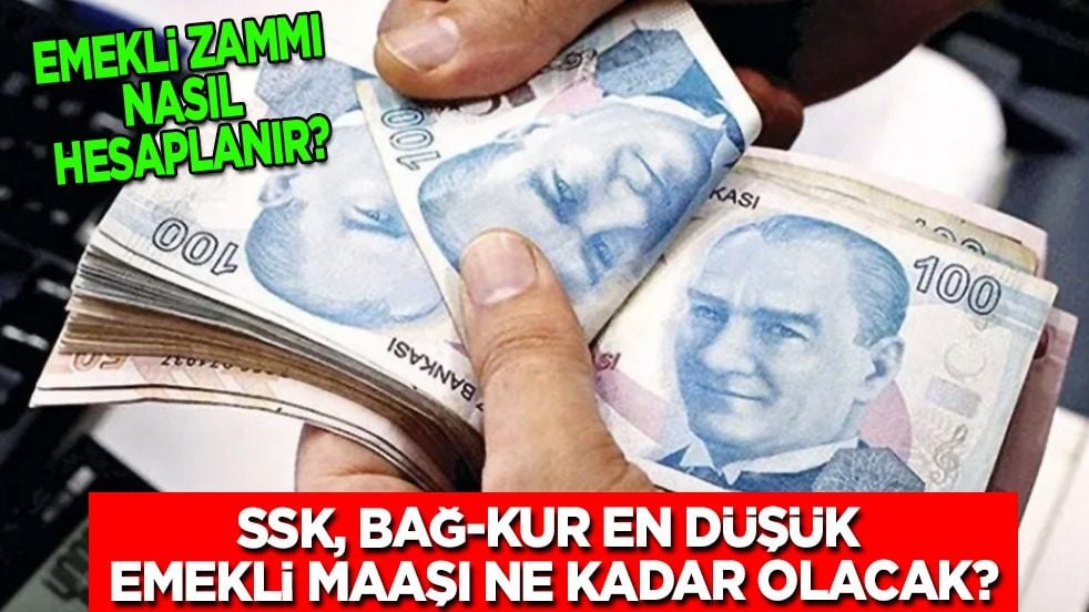 Ve tüm Türkiye’nin gündemindeki soru: En düşük emekli maaşı ne kadar olacak? Emekli maaşı hesaplama...